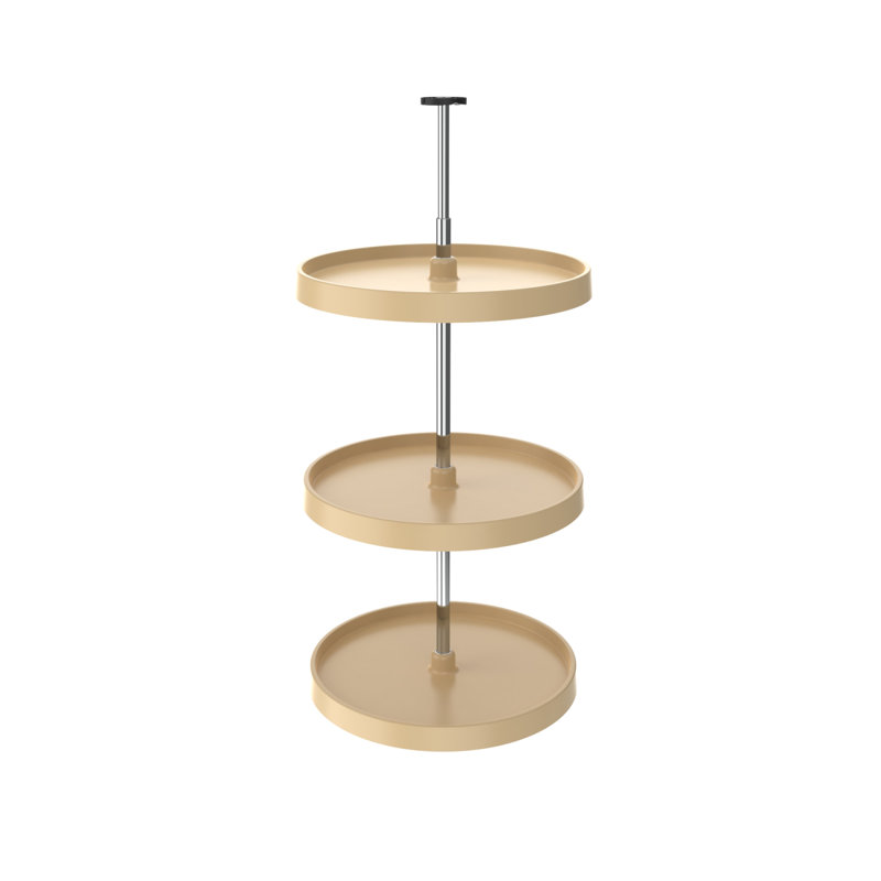 Plateau tournant 20 po Almond Value Line, H 31 po x l 20 po x P 20 po, Amande, 20