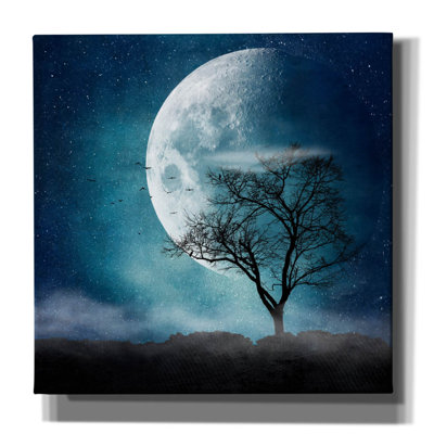 «Moon Blues» par Dirk Wustenhagen, art mural sur toile