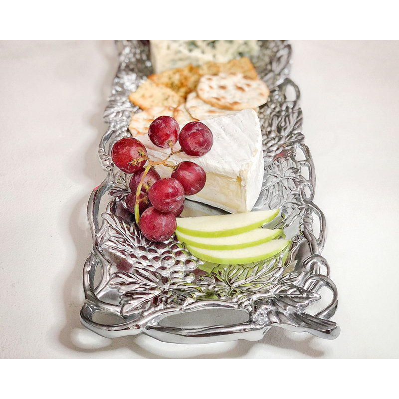 Plateau de service oblongue Grape