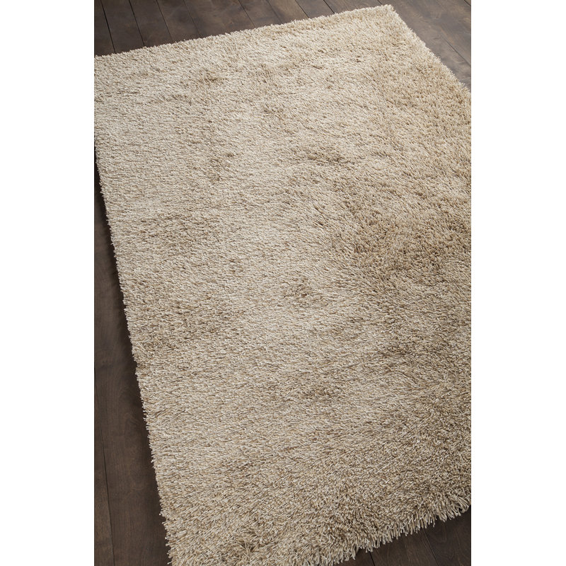 Sterling Hand Tufted Area Rug in Tan, Rectangle 7'9" x 10'6"