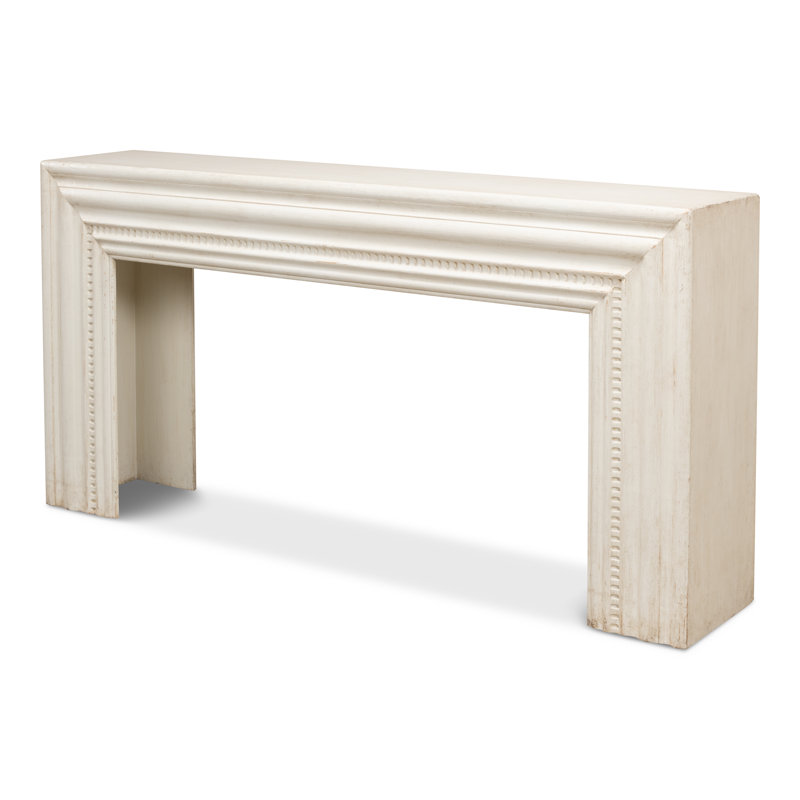 Mantel 72'' W Console Table, White