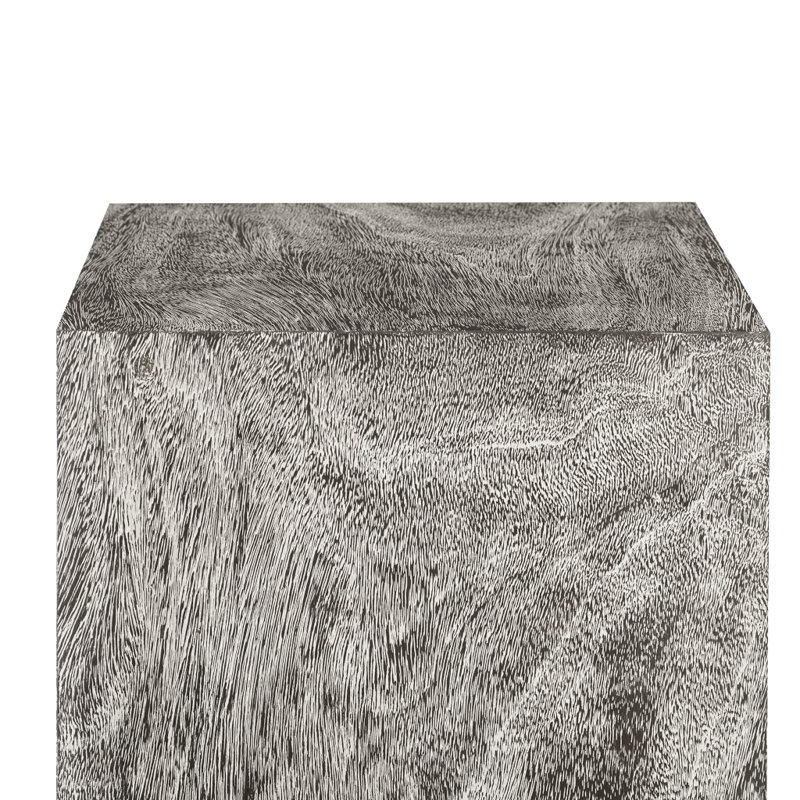 Pedestal Mitered Sculpture, Gray, 36" H x 14" W x 14" D
