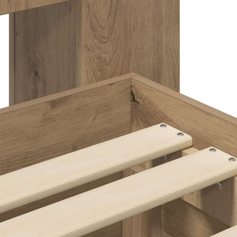 Bed, Artisan Oak