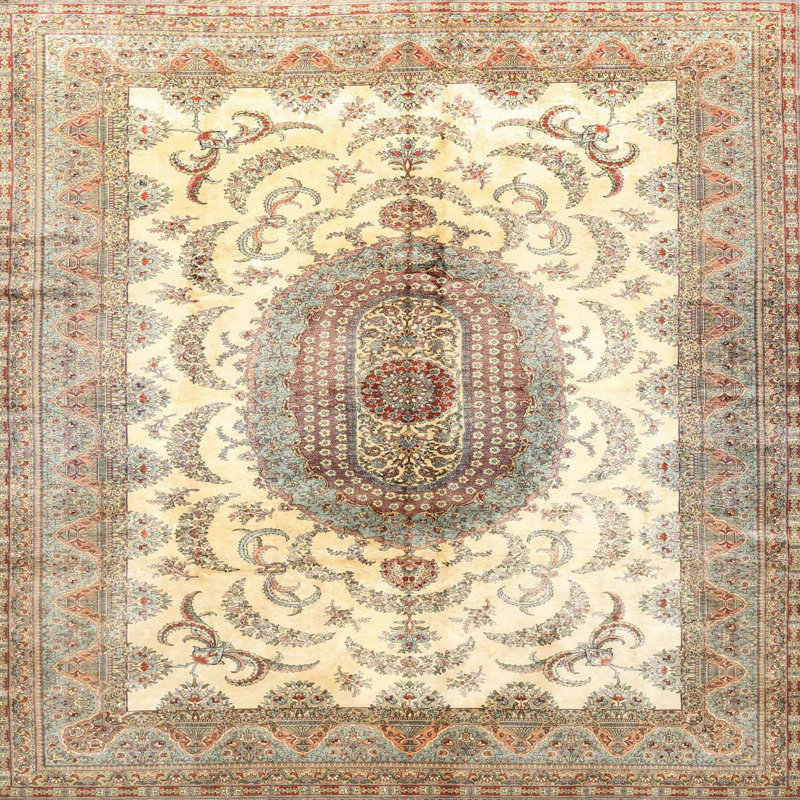 Oriental Indoor Rug, Round 3'