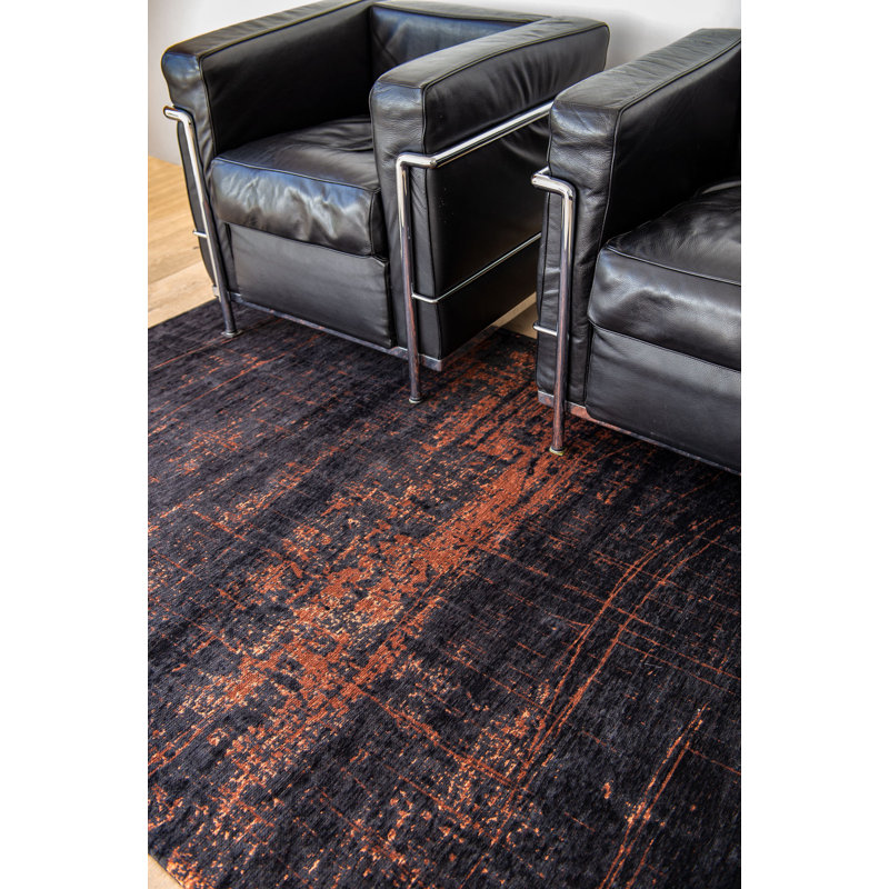 Round Abstract Area Rug, Round 140cm