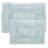 Lavish Home 2PC Bathroom Rugs - 2575 GSM Reversible Cotton Bathroom Mat Set-Machine Washable Bath Mats for Bathroom, Kitchen, Laundry Room (Seafoam)-454925385