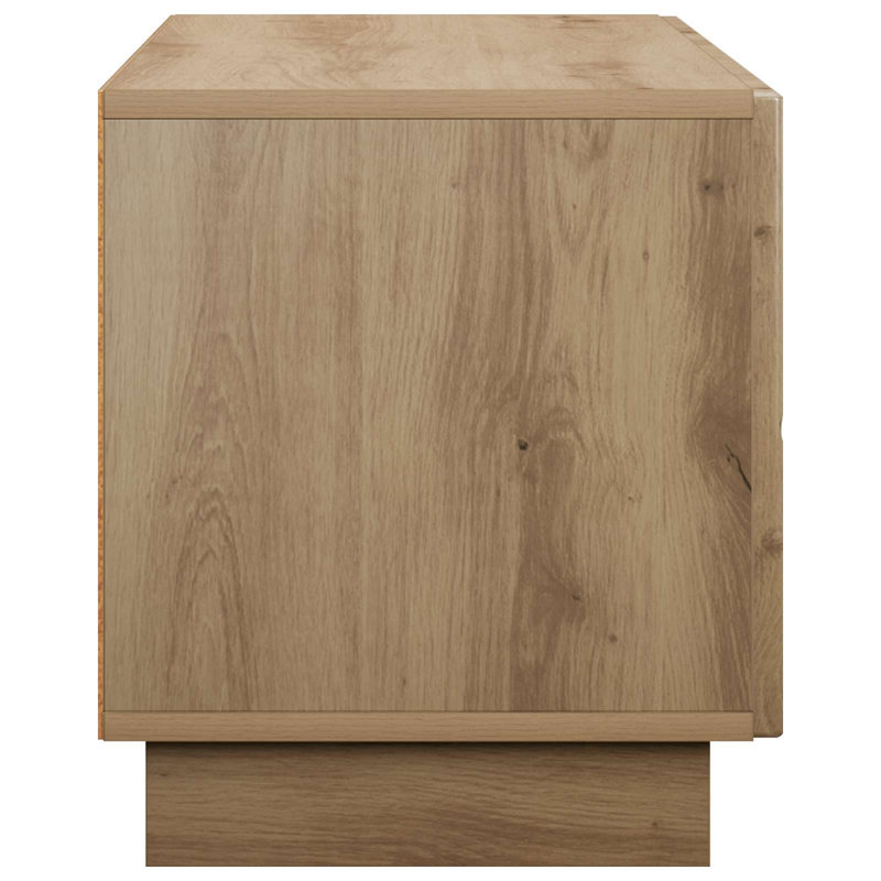 TV Stand, 40cm H x 90cm W x 34.5cm D, Artisan Oak