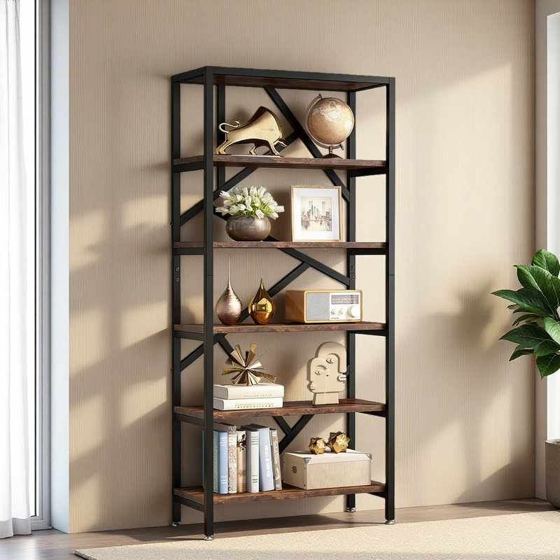 Versatile Shelf Display,Sturdy Bookshelf,Modern Bookcase
