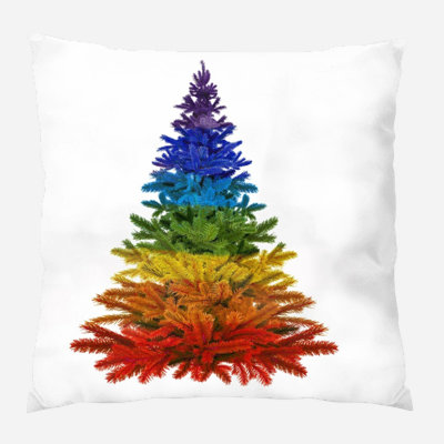 Canvas Outdoor Reversible Throw Pillow