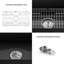 Évier de cuisine simple en argile réfractaire 33 po Pure Black