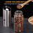 2 PCS USB Rechargeable Electric Salt And Pepper Grinder