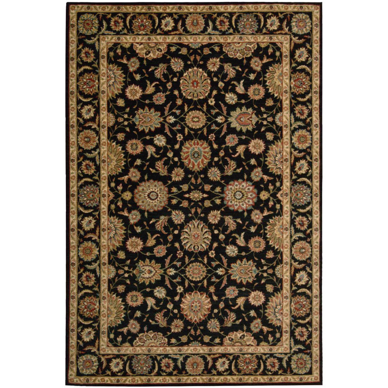 Tapis doré traditionnel Jessika, Rectangle 5 pi 6 po x 8 pi 3 po