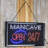 Trinx Man Cave Open 24/7 Framed LED Sign - 10" x 19" x 0.75"