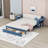 Wood Daybed with Desk and Storage Drawers and Shelves-1046671656-1046671660