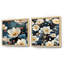 Hoskin - Ensemble de 2 collages carrés botaniques abstraits-101849341-101849344