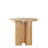Balmain Counter Height Round Dining Table with Sculptural Column Legs – Modern Wood Dining Table  