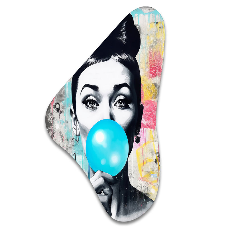 Art mural asymétrique en métal Katzer, H 39 po x l 21 po x P 1 po