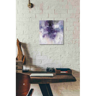«Violet Rain» par Silvia Vassileva, art mural sur toile