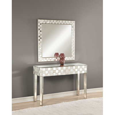 Nyx 46'' Glass Top Console Table