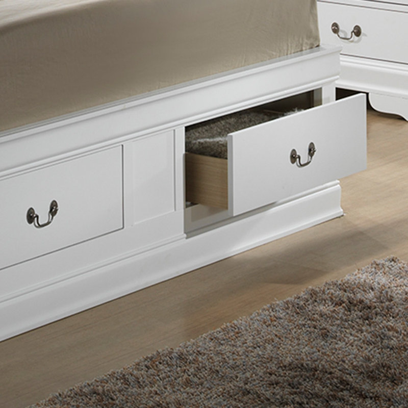 Lit avec rangement Elegant Traditional, Double