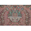 Tapis traditionnel rose à motif floral 7 x 10