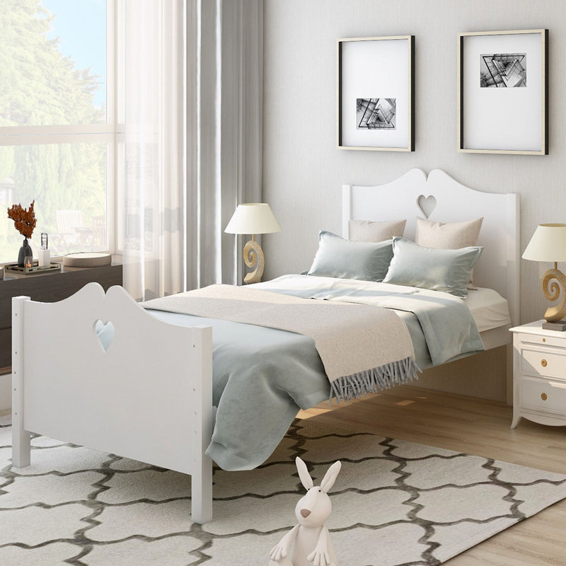 Eastford Solid Wood Platform Bed, White