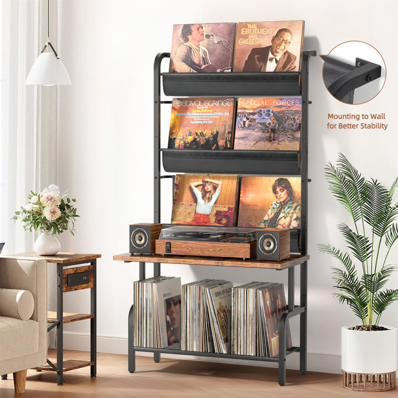 Breonka 144cm H Media Shelves