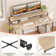 Haigh 55 Inches Computer Desk with Monitor Shelf