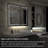 Recessed/Surface Mount LED Medicine Cabinet with Mirror And GFCI Power-Off-612727528