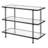 Areeb 42'' Glass Top Console Table