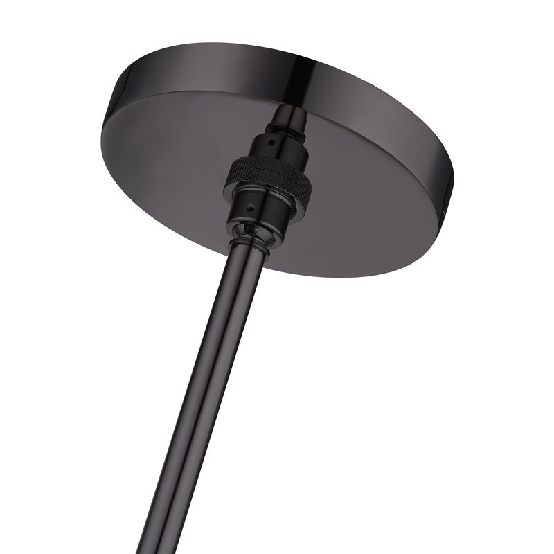 1 - Light Black Chrome Crystal Pendant