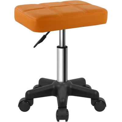 Rectangular Rolling Stool With Wheels by Latitude Run