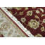 Hand-Knotted High-Quality Red and Cream Runner