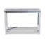 Console en eucalyptus gris argenté - idéale pour les présentoirs extérieurs et les rangements fonctionnels