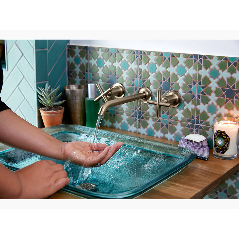 Kohler Inia, Artist Editions Rectangle Glass Wading Pool Bathroom Sink, Opaque Stone