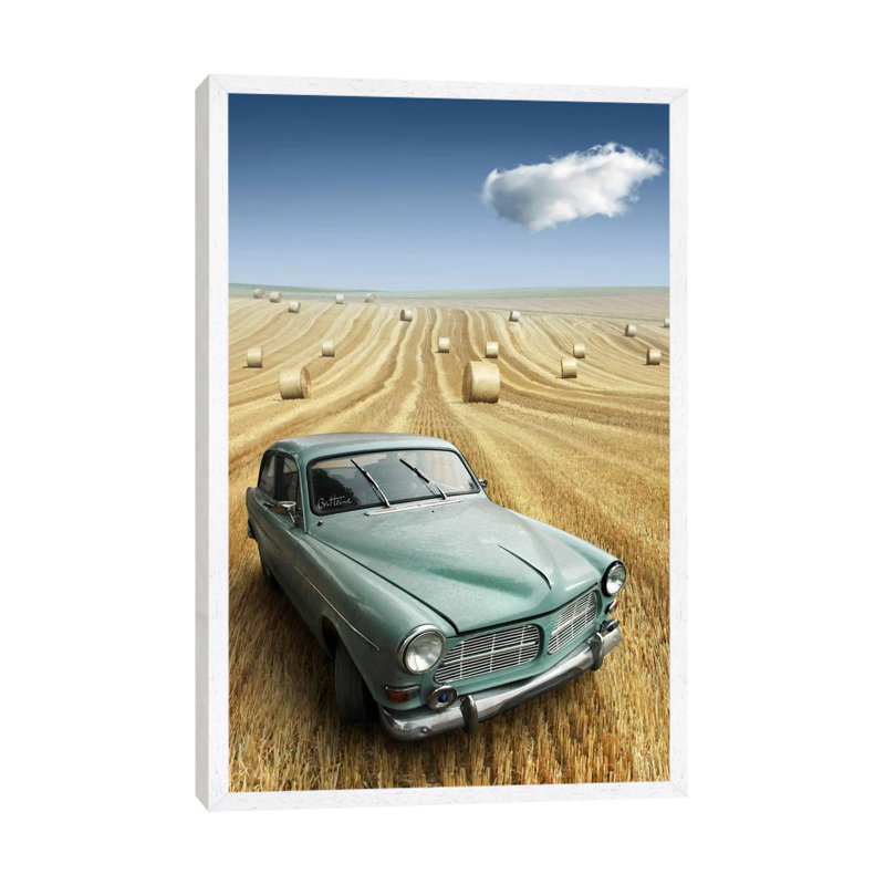 Nowhere To Be Found by Ben Heine - Floater Frame Print on Canvas, White Framed Canvas, 101.6 cm H x 66.04 cm W