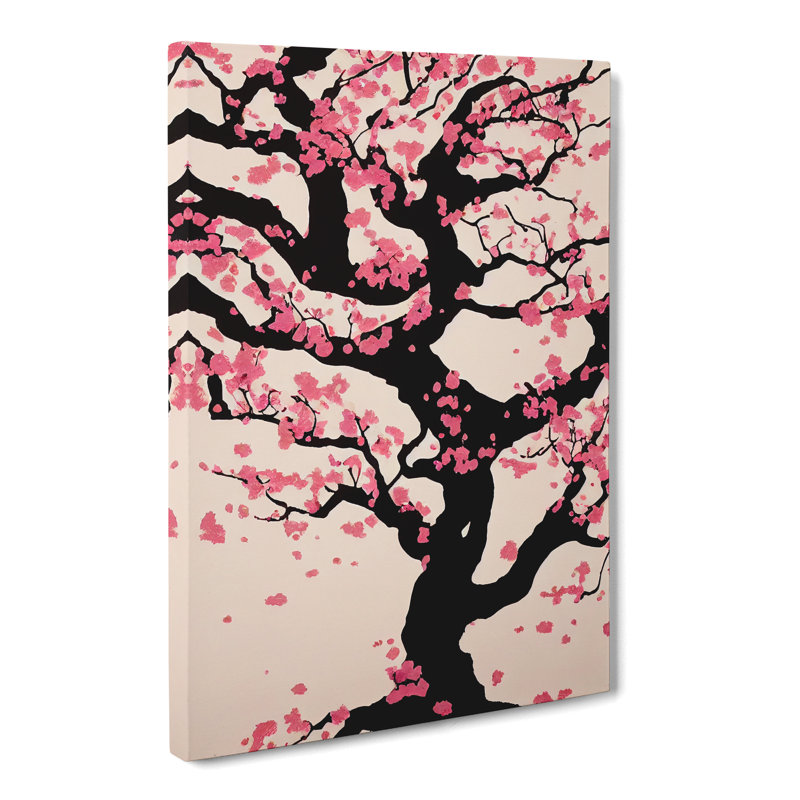 Cherry Blossom Tree - Wrapped Canvas, 60cm H x 40cm W x 3cm D