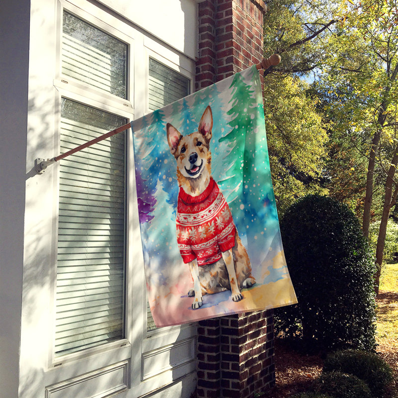 Double Sided Polyester Christmas, 40'' H x 28'' W