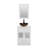 Analyz 24'' Single Bathroom Vanity with Manufactured Wood Top-818616690-901091166