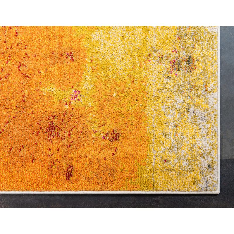 Rizer Washable Abstract Indoor Rug, Rectangle 3'3" x 5'3"