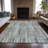 Machine Washable Indoor/Outdoor Xhevrie Teal Rug-112171172