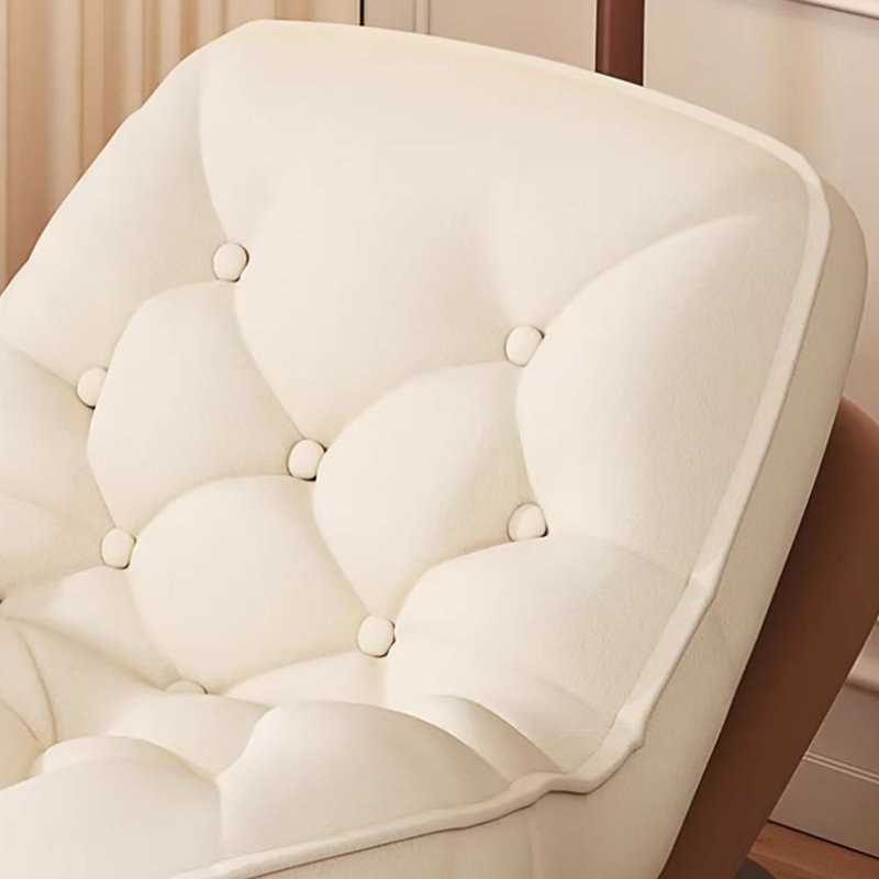 Chaise berçante élégante, romantique et élégante, Orange