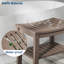 Banc de douche en PEHD imperméable avec rangement pour baignoire et spa-1582872997