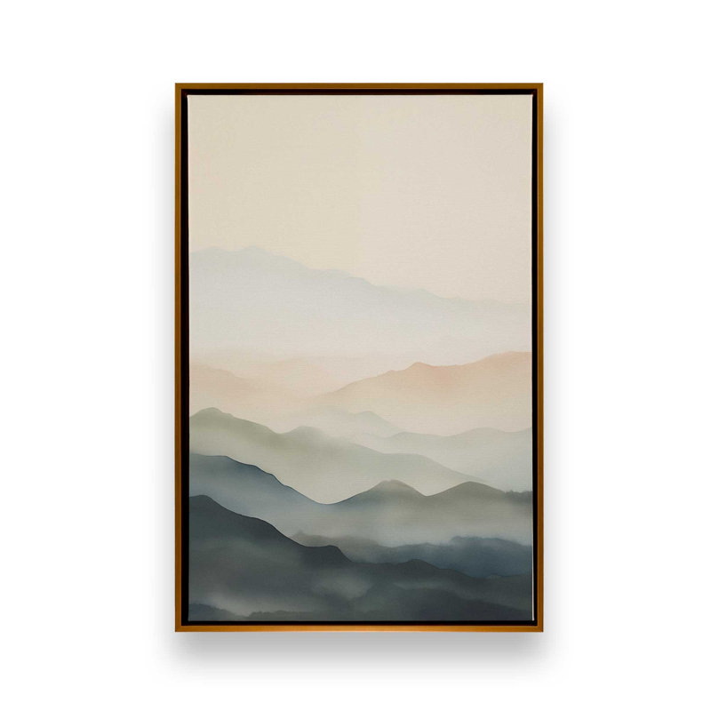 «Silent Serenity III», reproduction sur toile, Cadre doré poli, H 12,75 po x l 8,75 po x P 1,75 po