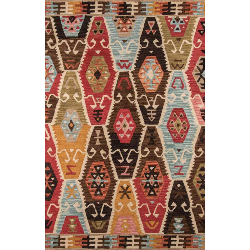 Adilet Wool Southwestern Indoor Rug, Rectangle 2' x 3'