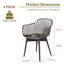 Outdoor Patio Dining Armchair-305703392