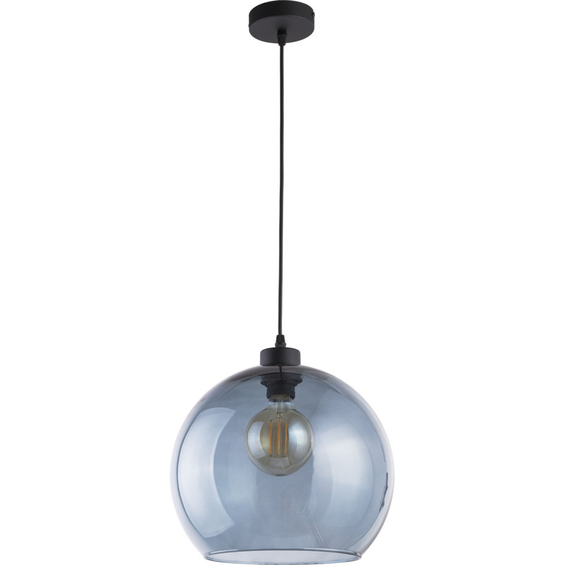 Birchwood 1 - Light Single Pendant, Pink, Black