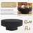 Modern Round Coffee Table with Easy Assembly and Sturdy Base