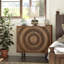 Armoire de rangement en bois à 2 portes Irida Farmhouse