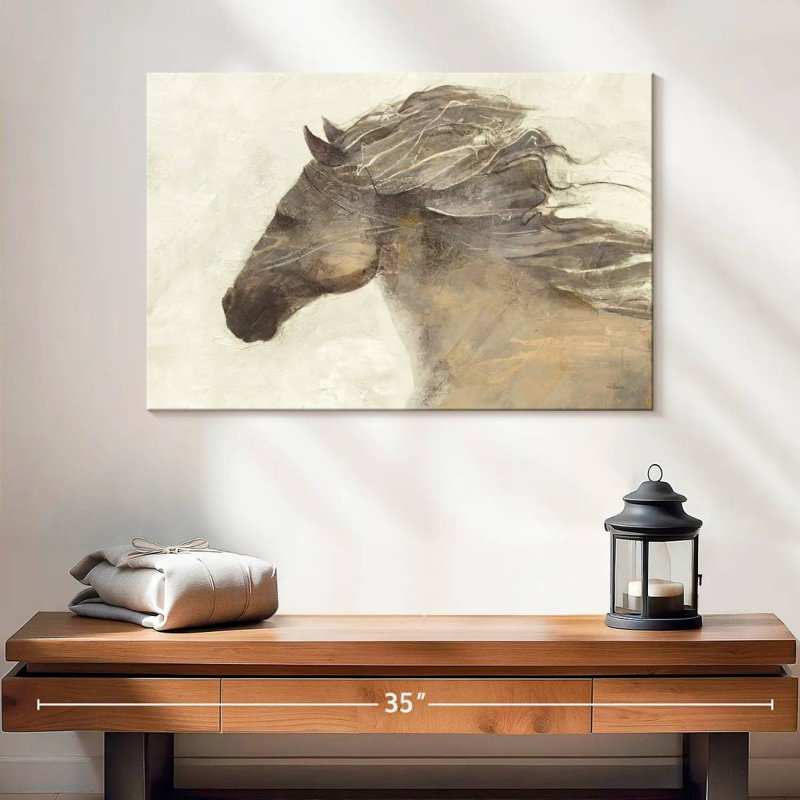 Brampt Abstract Horse, 16" H x 24" W
